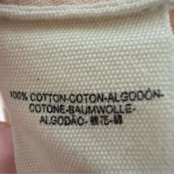 Free People Shimla Peach Ivory boho peasant lace Embroidered Split Neck Top XS - Picture 16 of 16